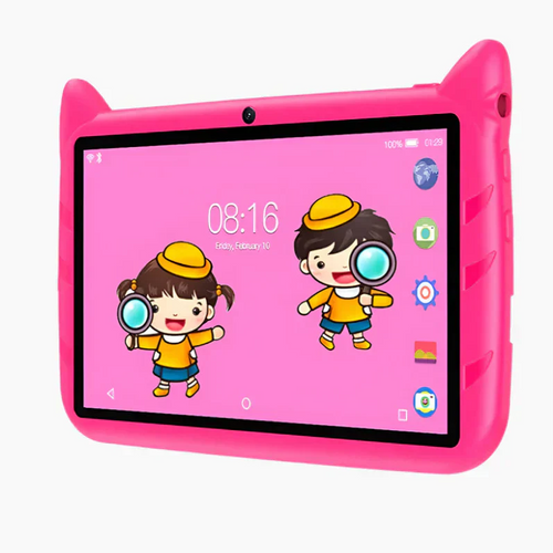 Luvikno | 7-tommers barnemaskin – Android 13, 5G WiFi, 4GB RAM, 64GB lagring – Barnevennlig læring & underholdningsenhet