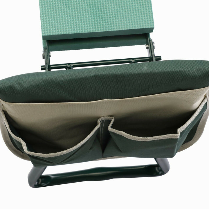 Hagekneeler - POLSTRET HAGESETE KNEELER MED HÅNDTAK Luvikno