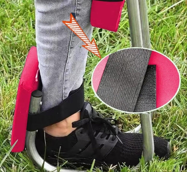 Luvikno | Bærbar Hageknepute og Stol - GardenEase Duo