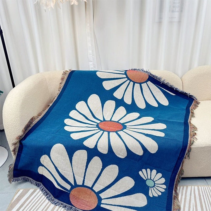 Strikket Jacquard Kastepledd for Koselig Hjemmedekor | Luvikno