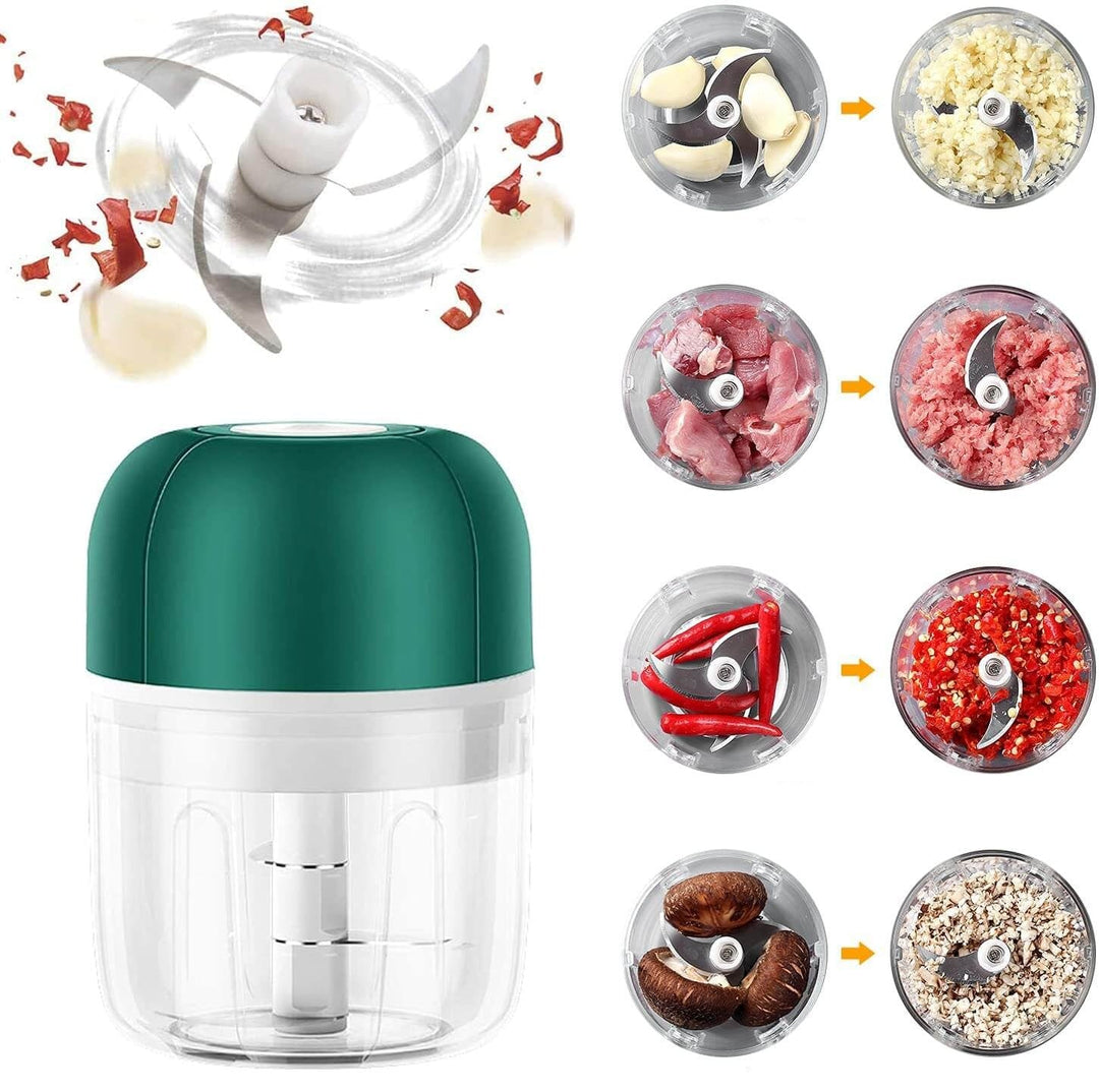 ChopEase Elektrisk Hvitløkspresse – USB-oppladbar – Kompakt & Kraftig – 250ml | Luvikno