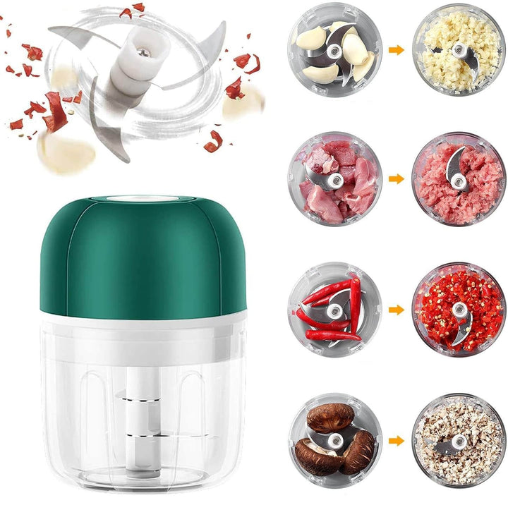 ChopEase Elektrisk Hvitløkspresse – USB-oppladbar – Kompakt & Kraftig – 250ml | Luvikno