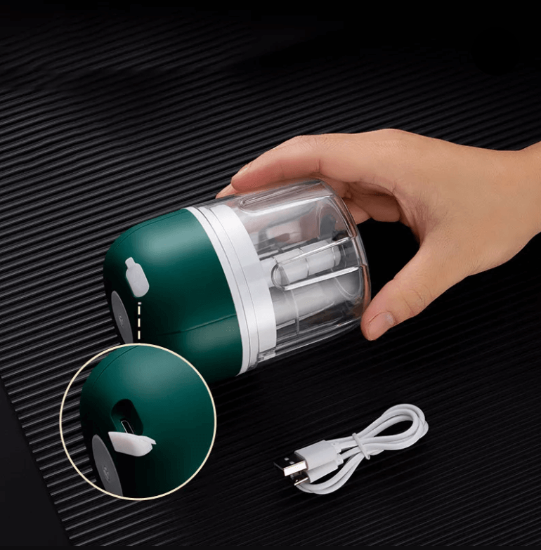ChopEase Elektrisk Hvitløkspresse – USB-oppladbar – Kompakt & Kraftig – 250ml | Luvikno
