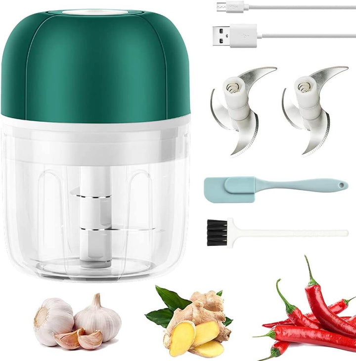 ChopEase Elektrisk Hvitløkspresse – USB-oppladbar – Kompakt & Kraftig – 250ml | Luvikno