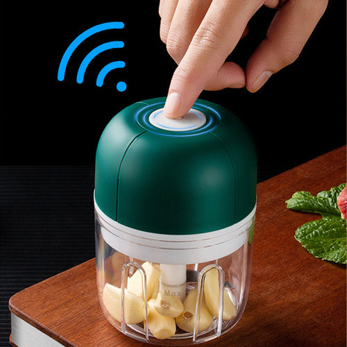 ChopEase Elektrisk Hvitløkspresse – USB-oppladbar – Kompakt & Kraftig – 250ml | Luvikno