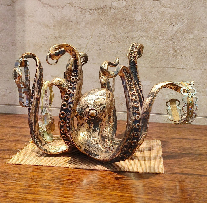 Kraken - Octopus Design Rustikk Cruch Holder Luvikno