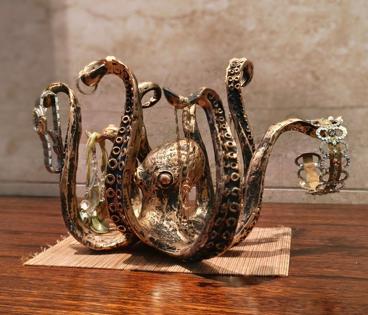 Kraken - Octopus Design Rustikk Cruch Holder Luvikno