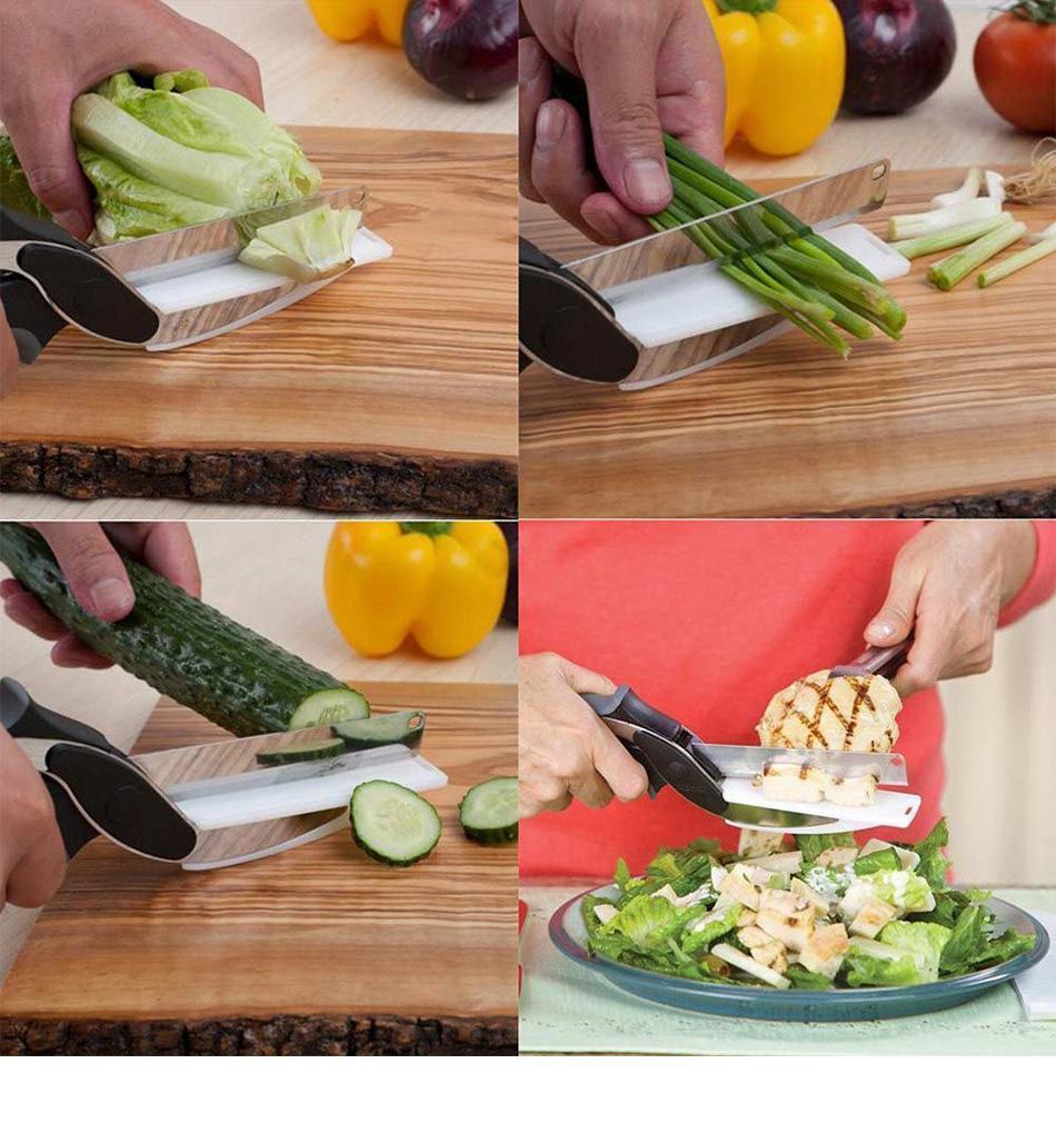 Luvikno | 2-i-1 Kjøkkenkutter - SliceSmart