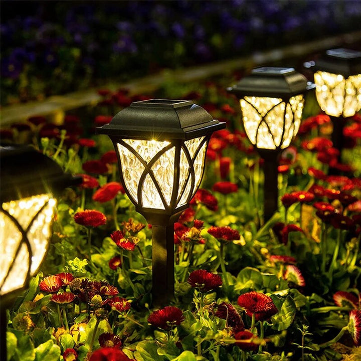 LED Solcelle Hagebelysning – Dekorative Solkraftdrevne Plenlys for Utendørs Stier | Luvikno
