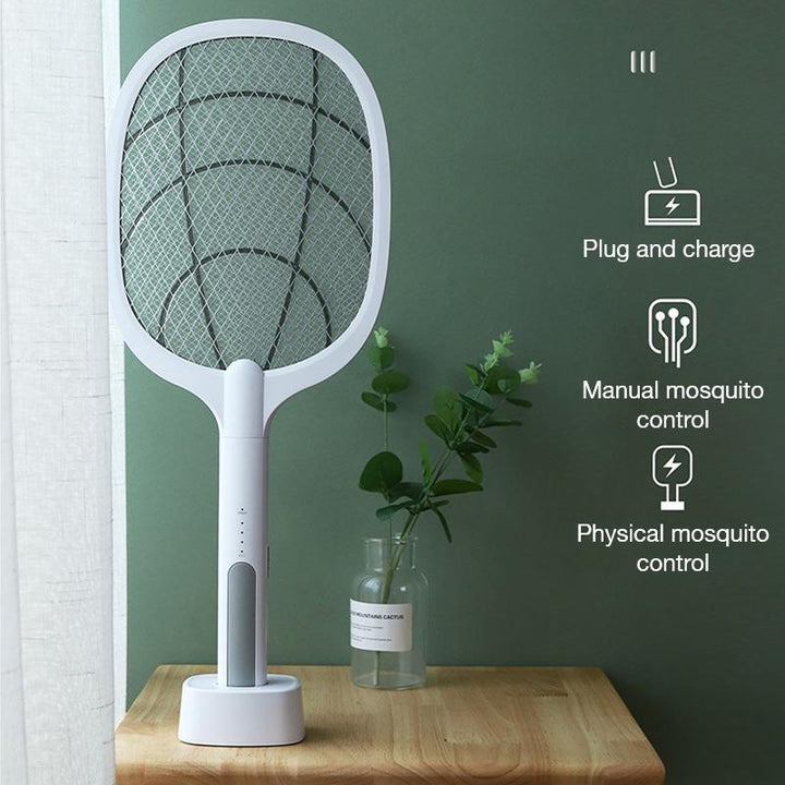 2-i-1 Elektrisk Fluesnapper & Natt Mygg Drepe Lampe Luvikno