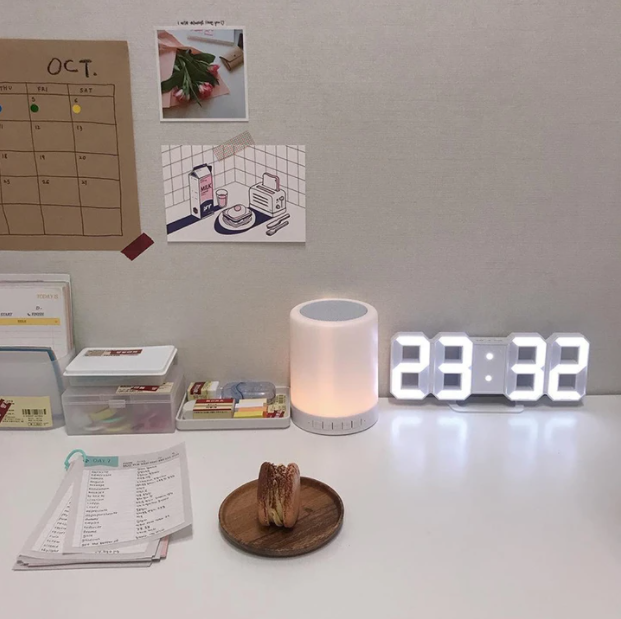Luvikno | Intelligent 3D Digital Vekkerklokke
