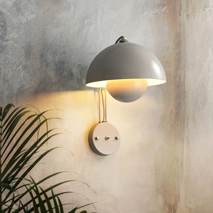 Sopp vegglampe for soverom - LED nattlys med soppdesign | Luvikno