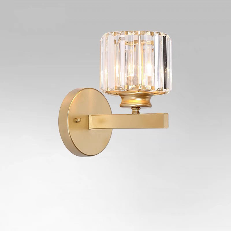 Krystallglass Vegglampe med Moderne Arm Design Luvikno