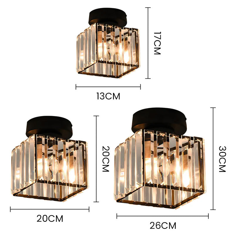 Luvikno | Krystallglass Taklampe for Moderne Interiør