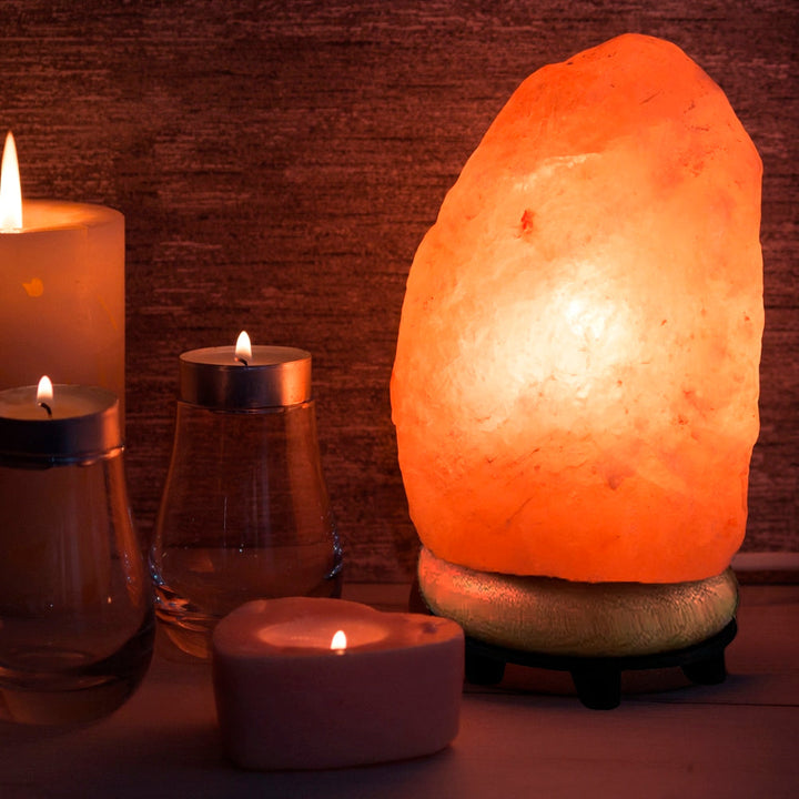 Himalayan Salt Lamp – Lys, Ro og Naturlig Atmosfære (2 Størrelser) | Luvikno