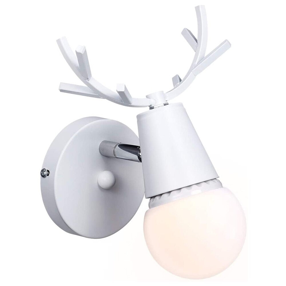 Deer Antler Vegglampe i Nordisk Stil Design | Luvikno