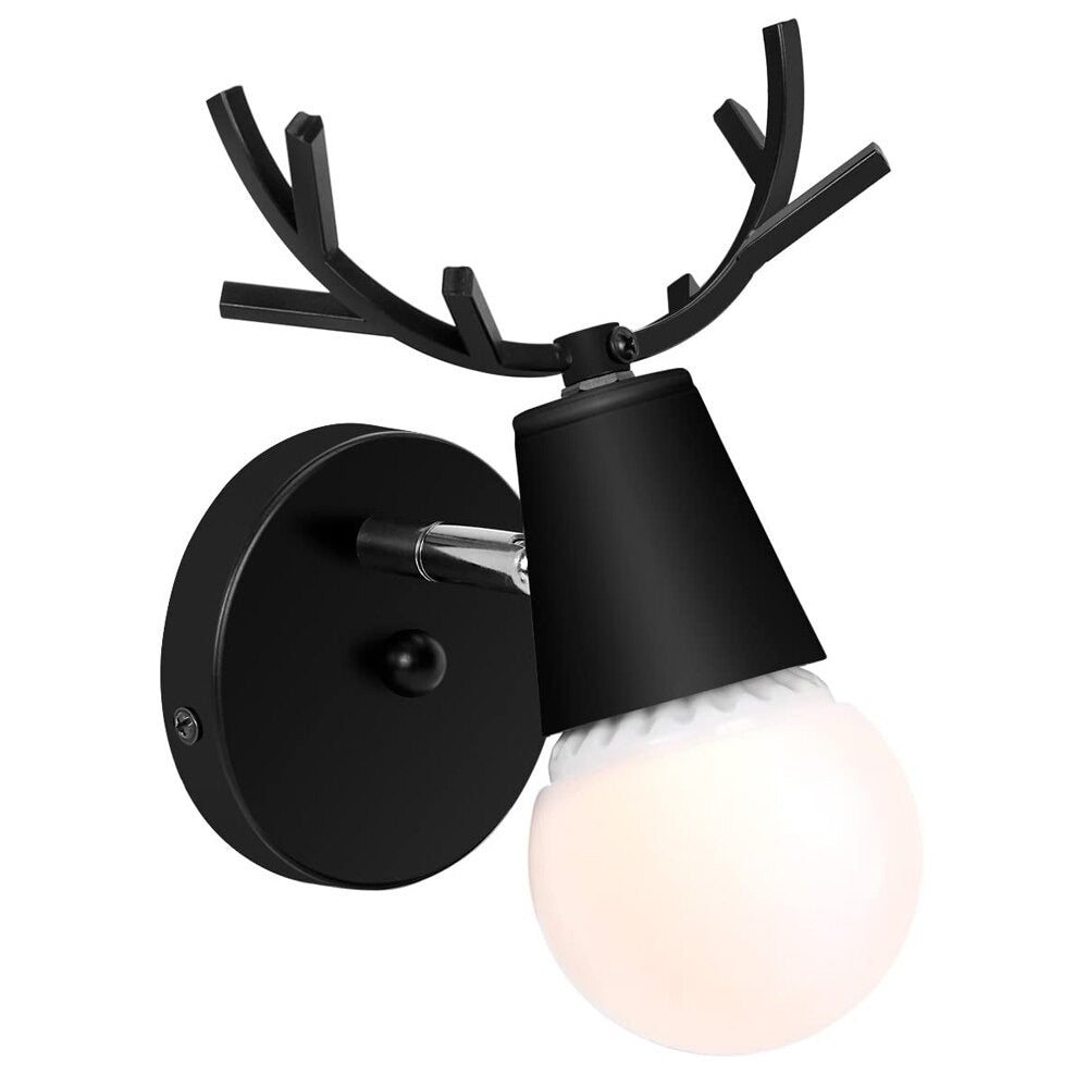 Deer Antler Vegglampe i Nordisk Stil Design | Luvikno