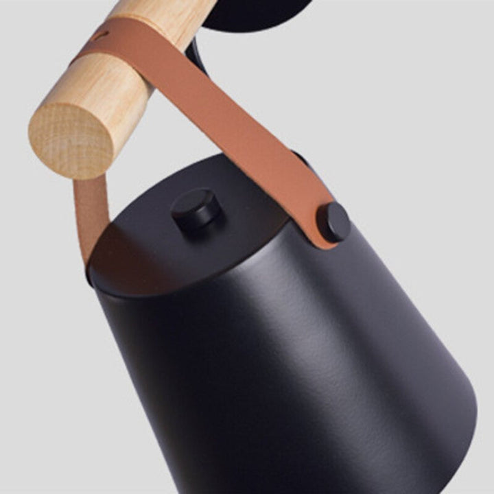 Skandinavisk Vegg Nattbord Lampe Retro Berøringsfølsomt Design | Luvikno