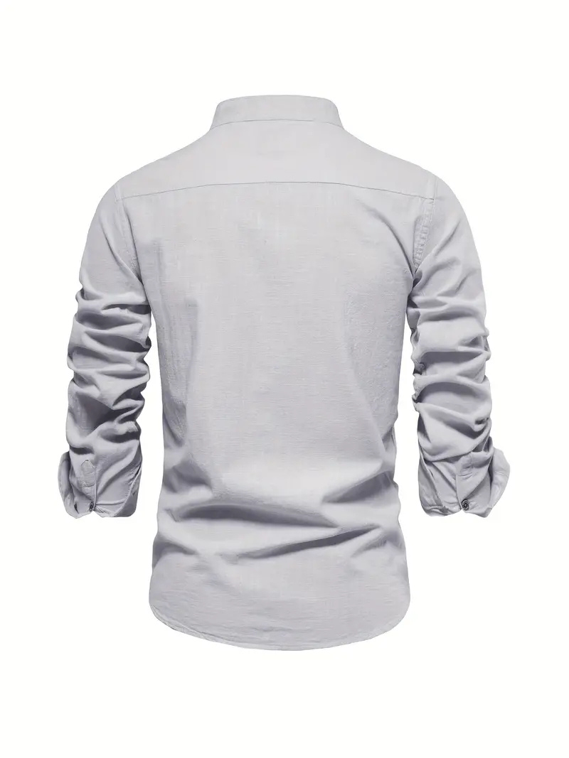Luvik | Miesten Slim-fit Kauluspaita Pitkät Hihat
