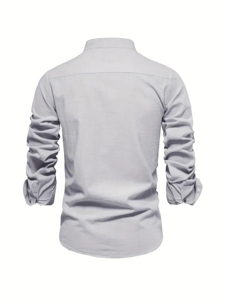 Luvik | Miesten Slim-fit Kauluspaita Pitkät Hihat