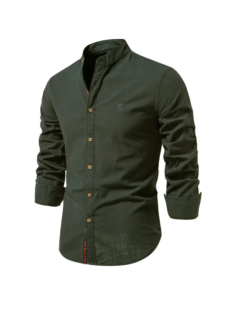 Luvik | Miesten Slim-fit Kauluspaita Pitkät Hihat