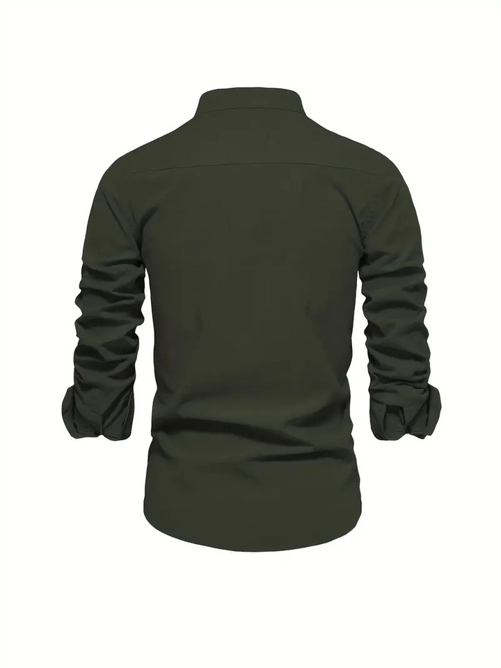 Luvik | Miesten Slim-fit Kauluspaita Pitkät Hihat