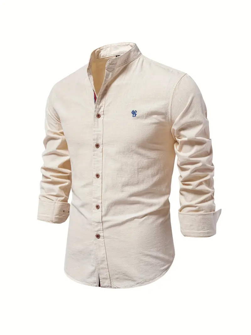 Luvik | Miesten Slim-fit Kauluspaita Pitkät Hihat