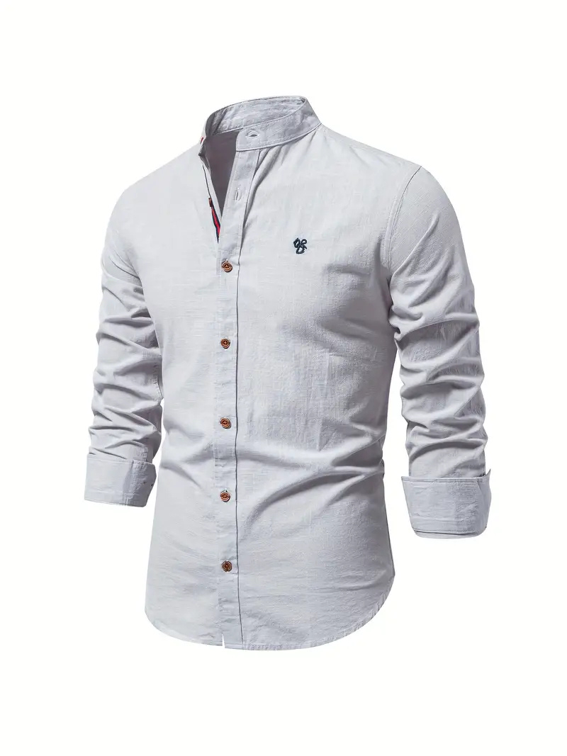 Luvik | Miesten Slim-fit Kauluspaita Pitkät Hihat