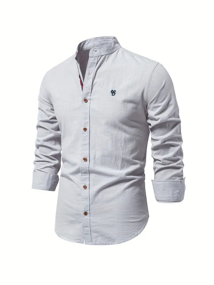 Luvik | Miesten Slim-fit Kauluspaita Pitkät Hihat