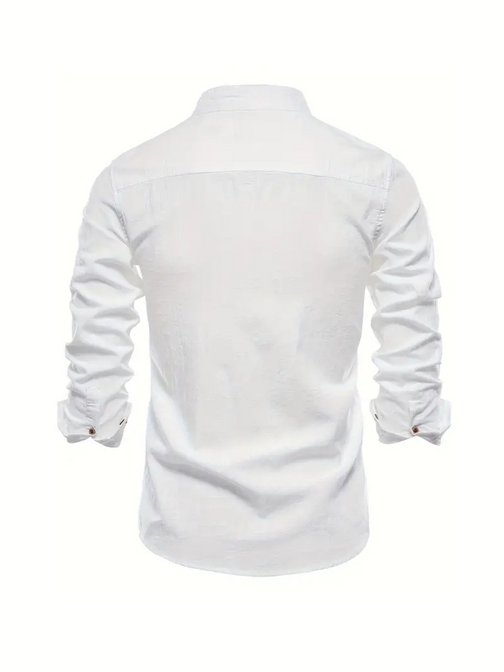 Luvik | Miesten Slim-fit Kauluspaita Pitkät Hihat