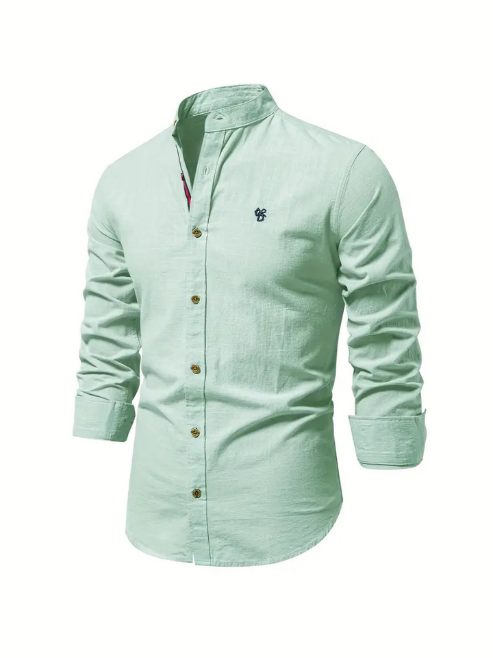 Luvik | Miesten Slim-fit Kauluspaita Pitkät Hihat
