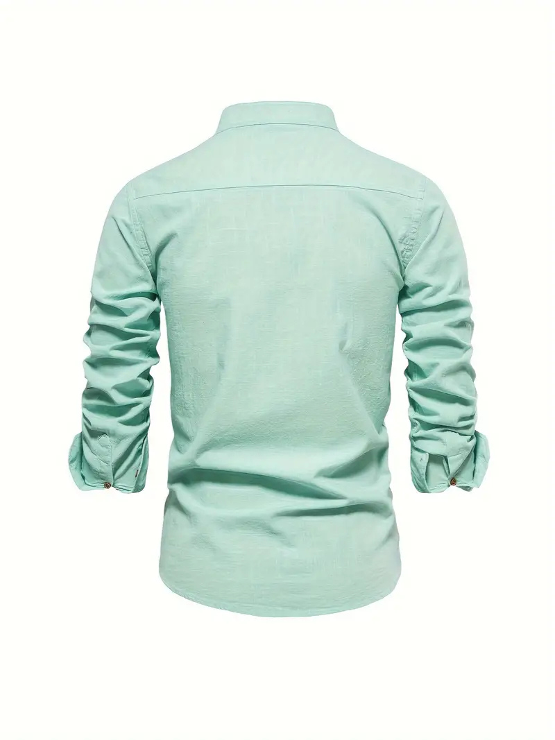 Luvik | Miesten Slim-fit Kauluspaita Pitkät Hihat