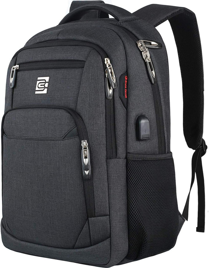 Slim anti-tyveri laptop ryggsekk med USB-ladeport | Luvikno