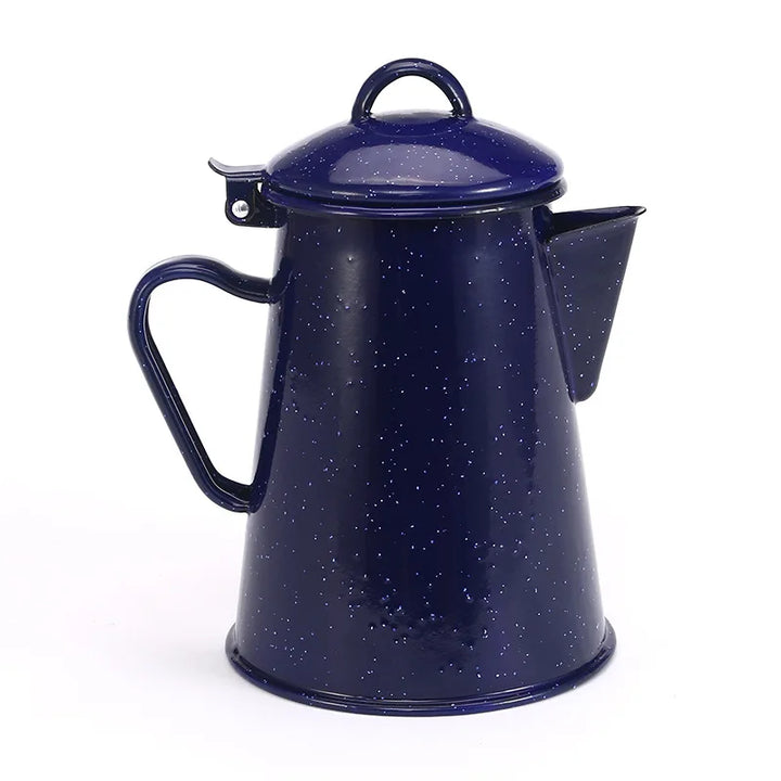 Stor kapasitet emaljert håndtak kjele for kaffe te vann emaljekjele | Luvikno