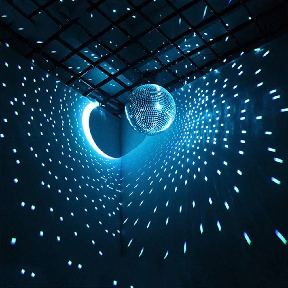 Stor Glitrende Disco Fest Ball Glass Moderne Dekor | Luvikno