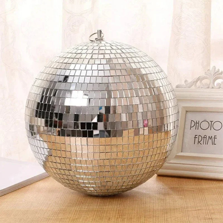 Stor Glitrende Disco Fest Ball Glass Moderne Dekor | Luvikno