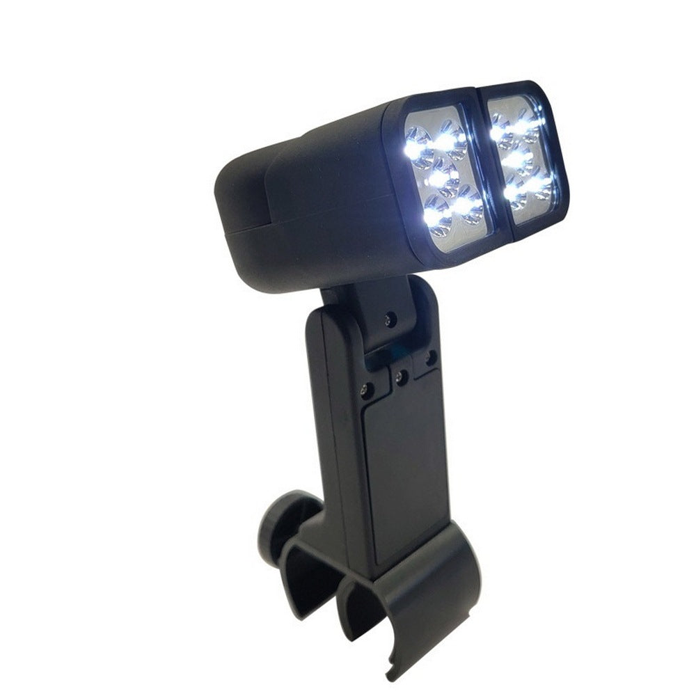 LED Bærbar BBQ Grill Lys Lampe med Håndtak Festeklips | Luvikno