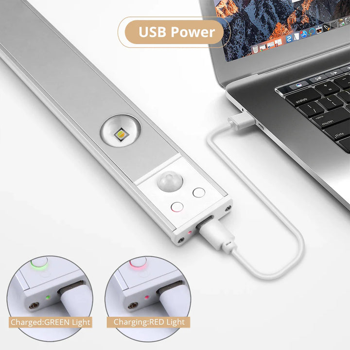 LED Under Cabinet Spot Light Rechargeable Magnet Night Light | Luvikno