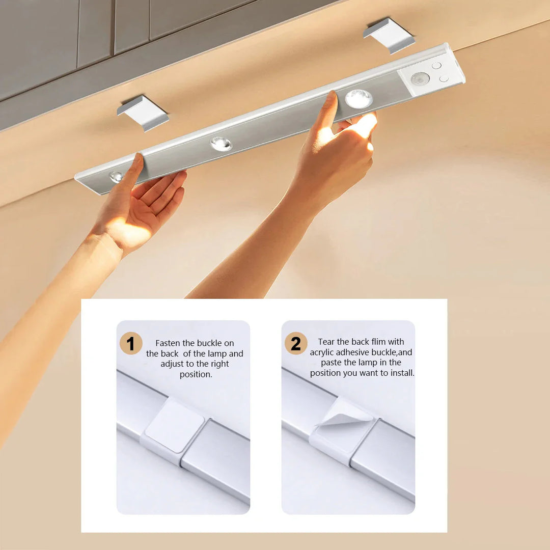 LED Under Cabinet Spot Light Rechargeable Magnet Night Light | Luvikno