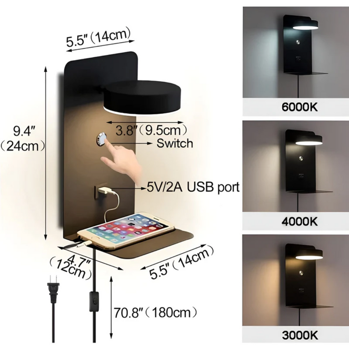 Luvikno  | LED Vegglampe - PowerGlow