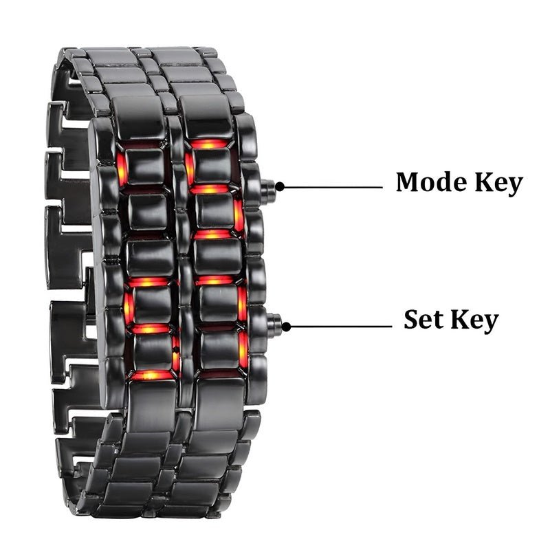 Lava Watch - Trendy LED Armbåndsur med Unik Design Luvikno