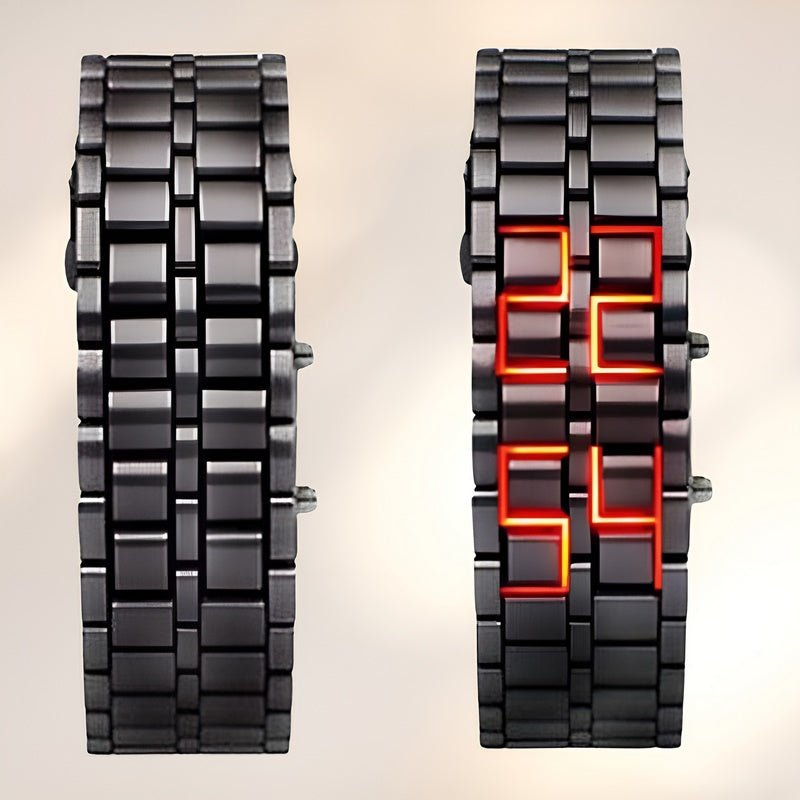 Lava Watch - Trendy LED Armbåndsur med Unik Design Luvikno
