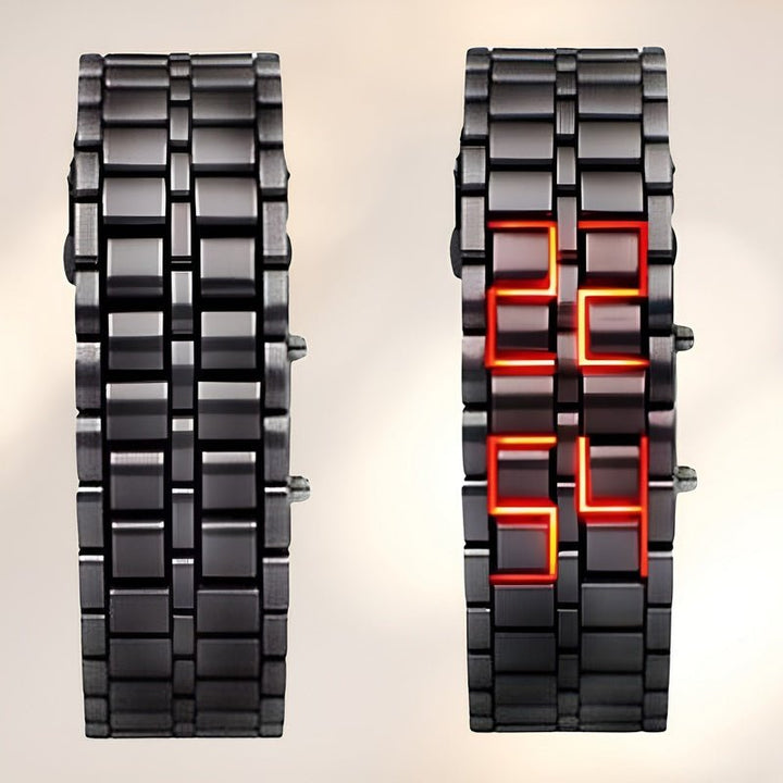 Lava Watch - Trendy LED Armbåndsur med Unik Design Luvikno