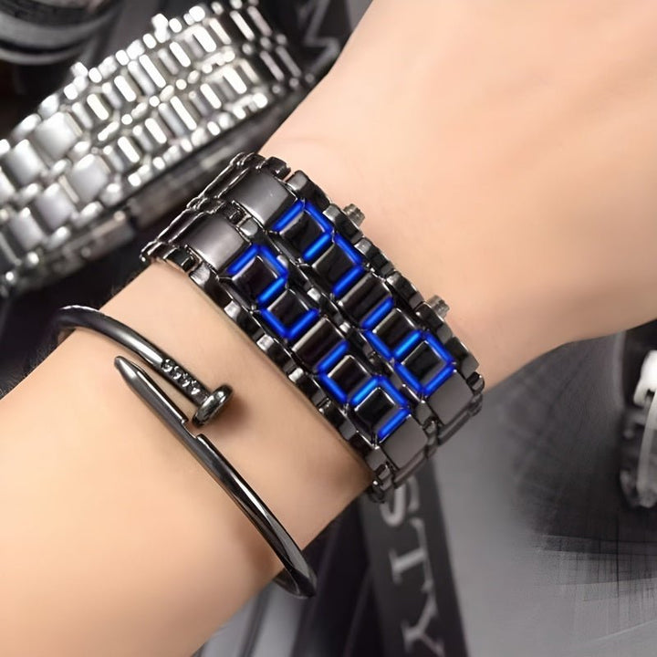 Lava Watch - Trendy LED Armbåndsur med Unik Design Luvikno