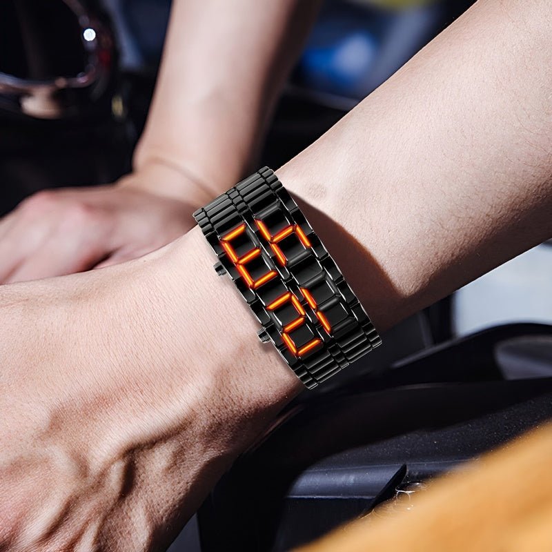 Lava Watch - Trendy LED Armbåndsur med Unik Design Luvikno