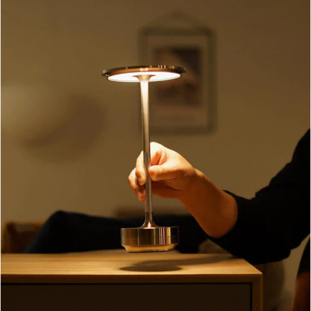 ClarityGlow Luxury Edition | Trådlamp LED Bordlampe | Luvikno
