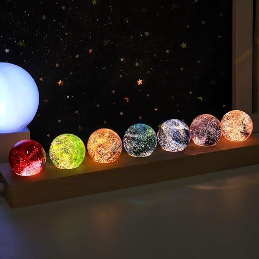 LumiGlød Krystallampe – Skap en Beroligende Atmosfære Luvikno