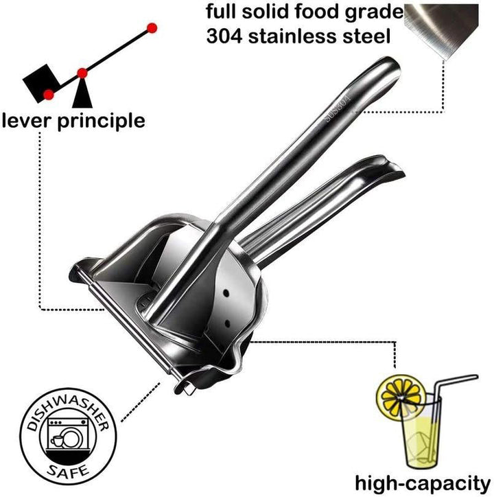 Sitronpresse Citrus Juicer Håndpress Manuell Klem Saft Ekstraktor | Luvikno