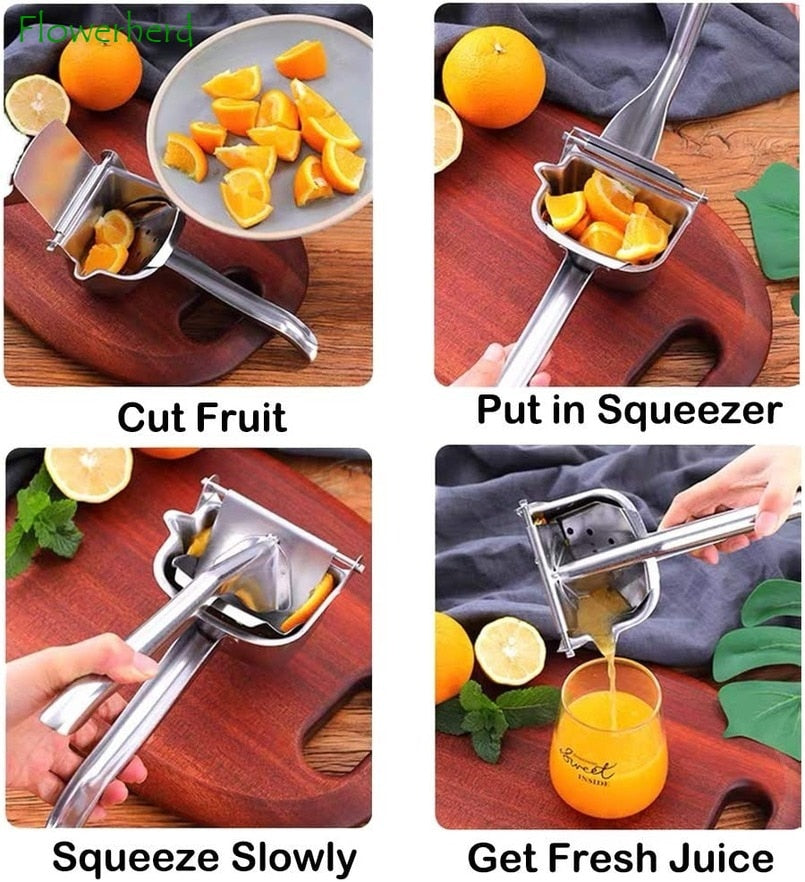 Sitronpresse Citrus Juicer Håndpress Manuell Klem Saft Ekstraktor | Luvikno