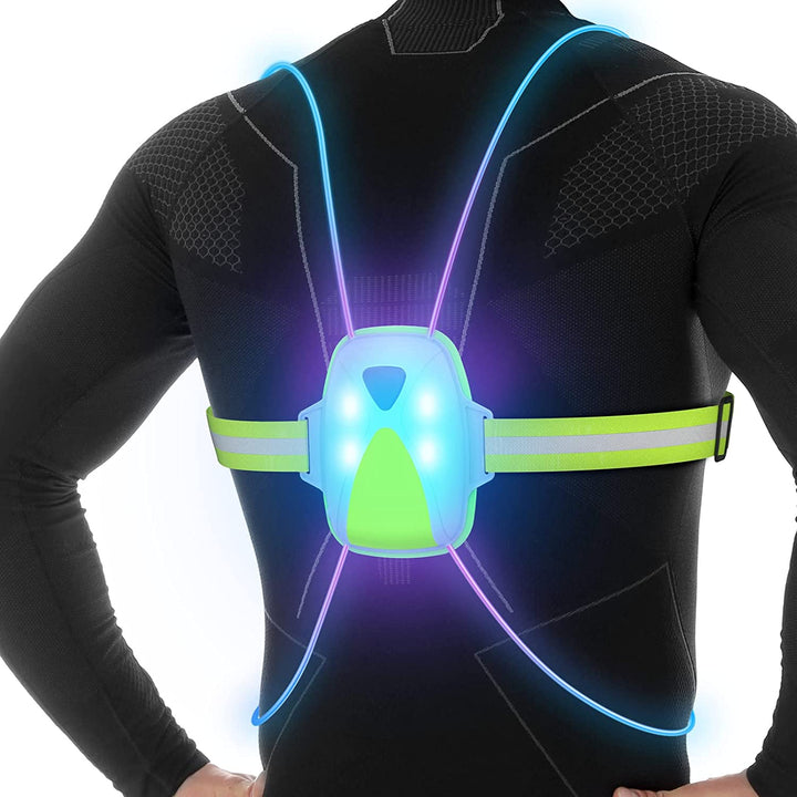 Luvikno | LED sikkerhetsvest for løpere – ReflectSafe Vår 2025 Utgave